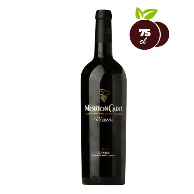 MOUTON CADET BORDEAUX GRAVES ROUGE 75CL